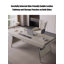 Bureau en bois massif clair et luxueux-394331554