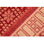 Tapis rouge / jaune en laine noué à la main à motif oriental 5 pi 11 po x 8 pi 6 po Kellyanna