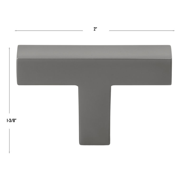 Kingston Collection Bar Knob Multipack, Graphite