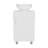 Tacna 18" Wide Free Standing One Door Vanity, With Vessel Porcelain Sink, Bathroom Storage, White-982801207