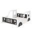 Lit plateforme double avec roulettes-1291551093