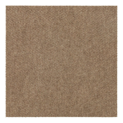 18'' x 18''  Indoor/Outdoor Level Loop Peel & Stick Polyester Carpet Tile (Pack of 10) (22.5 sqft/Box)
