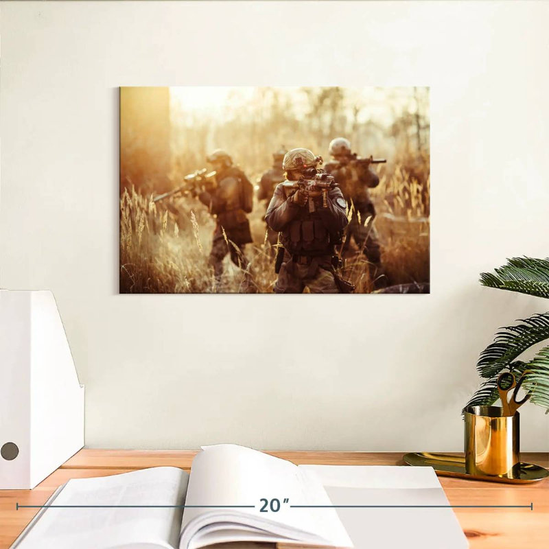 Army, 8" H x 12" W