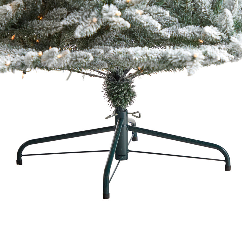 Lighted Artificial Christmas Tree, 8' H