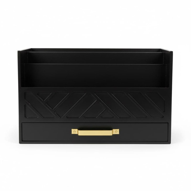 Desk Organiser, Black