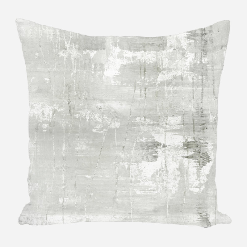 Linen Pillow Cover & Insert, 13" x 13", Square, White 2