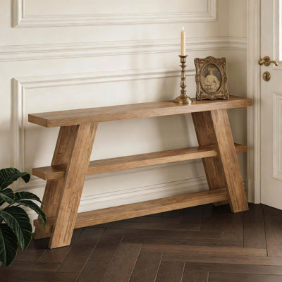 Console de rangement mince 70,87 pouces à 3 niveaux - capacité de 330 lb