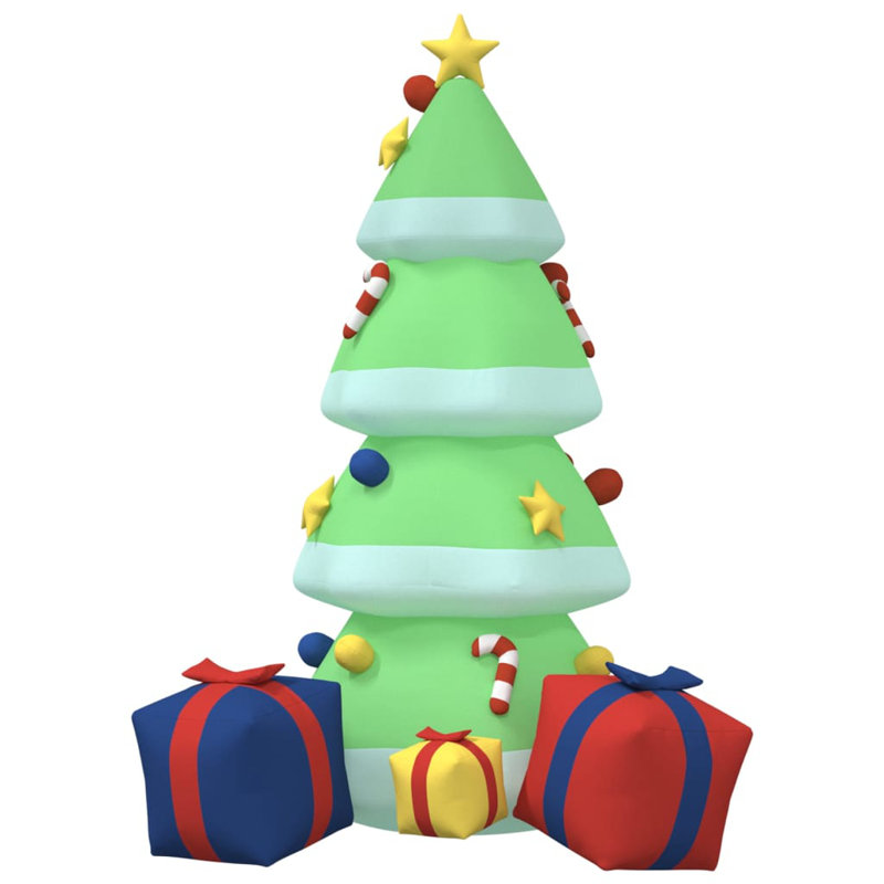Arbre de Noël gonflable avec DEL 94,5 po