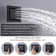 AquaRhapsody 4 Functions Shower System with 64 Colours LED Light, Bluetooth Music and Body Jets