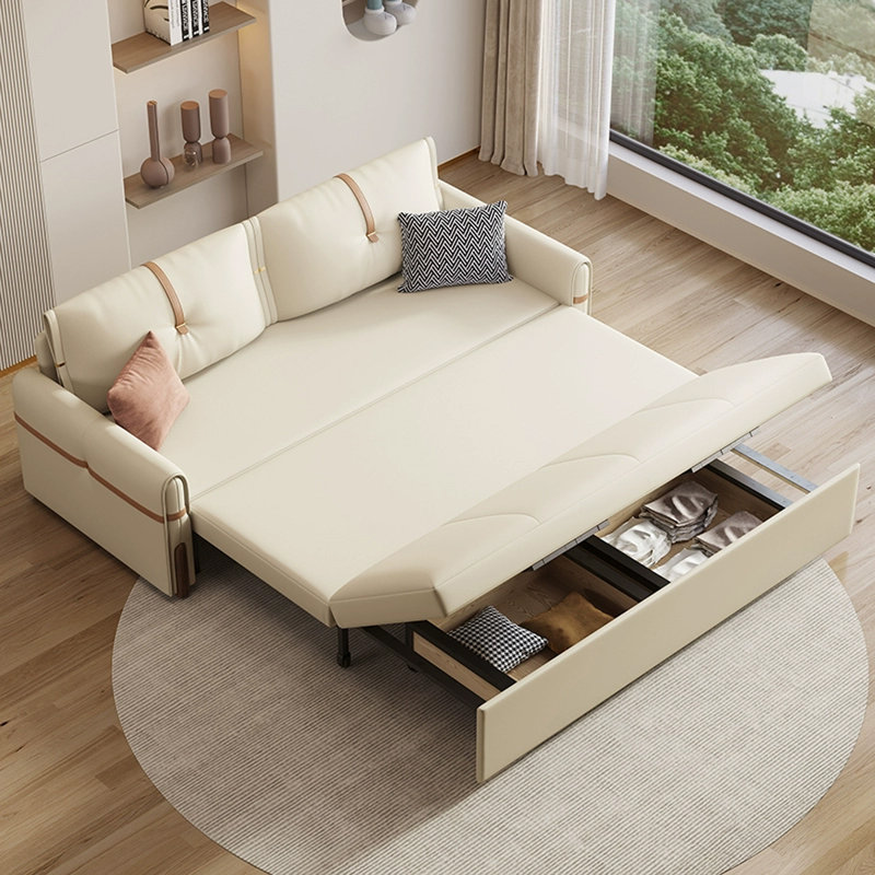 Canapé-lit convertible 3-en-1 de style moderne avec canapé-lit et dossier réglable, H 35,43 po x l 66,93 po x P 31,5 po
