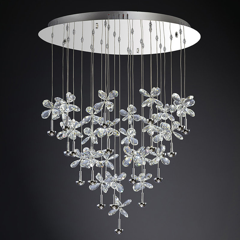 28 - Light Polished Chrome LED Pendant