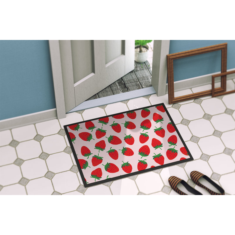 Yokoyama Indoor / Outdoor Rug, Pink, Rectangle 1'6" x 2'3"