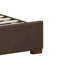 Lit plateforme rembourré Madison en bois d'hévéa massif et métal, 2 pièces, format Queen, avec banc de rangement et tête de lit à oreilles-134180118-134180121