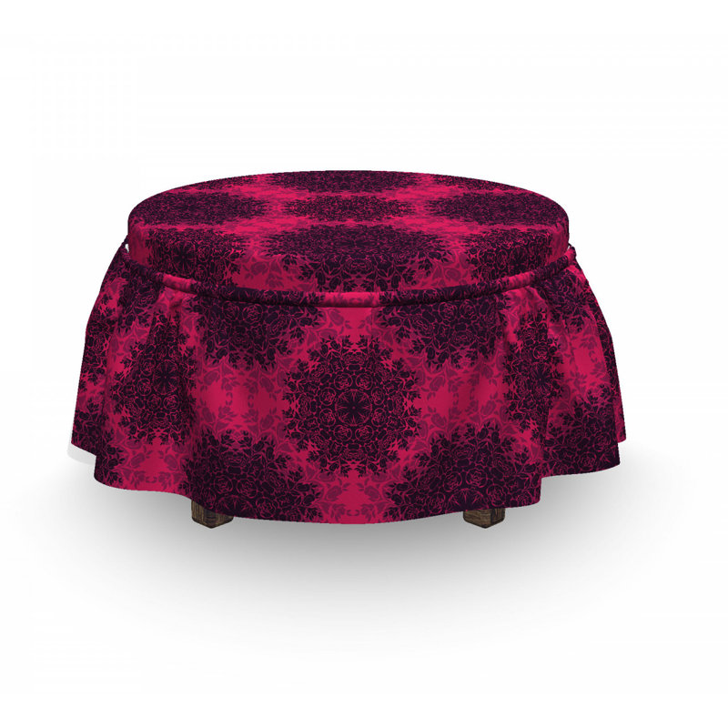 Housse pour baroque roses mandala repose-pieds