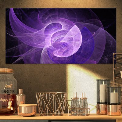 « purple mystic psychédélique design », impression sur toile