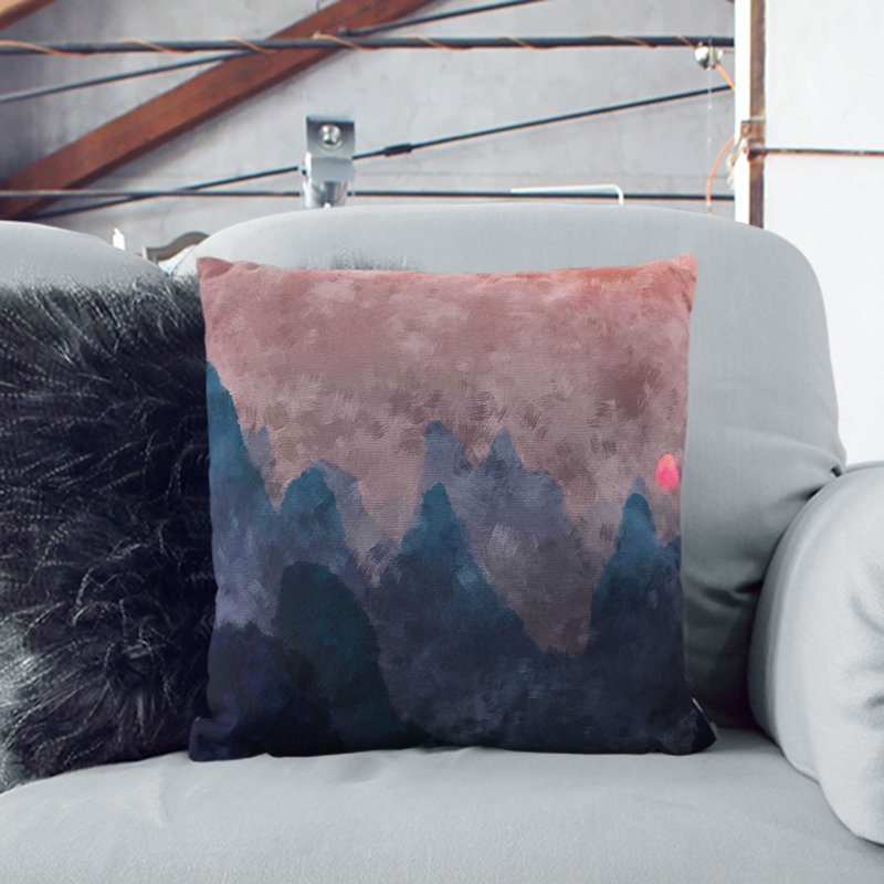 Square Throw Cushion, 40cm H x 40cm W x 15cm D