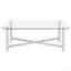 Ensemble de tables basses chromées 2 pièces