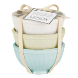 Lenox French Perle Groove 3 Piece Dessert Bowl Set