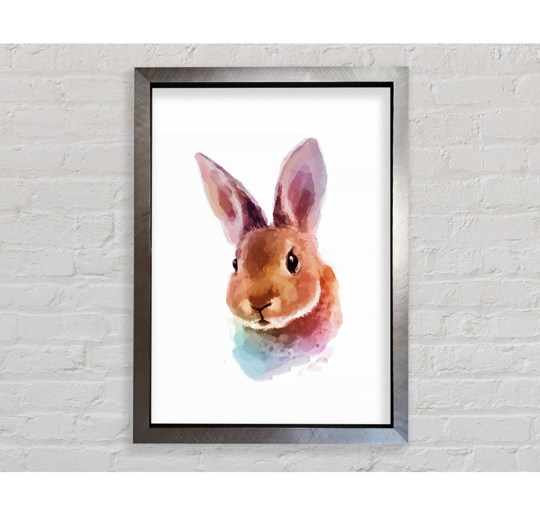 Gerahmtes Bild Rabbit Portrait