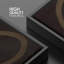 «Geometric Brown Tan Square Circle», reproduction sur toile flottante-847382072-847382073