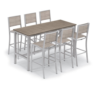 Travira 7 Piece Bar Height Dining Set