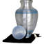Urne de crémation royale pour cendres ARNS Royal Silver - urne funèbre pour adulte fabriquée à la main - urne abordable pour cendres