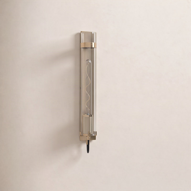 Cala Candle Wall Light, Heritage Brass