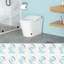 Bidet de toilette moderne et moderne - chasse d'eau à capteur de pied, siège chauffant, séchoir à air chaud, écran à DEL, économie d'énergie avancée avec affichage, zéro eau