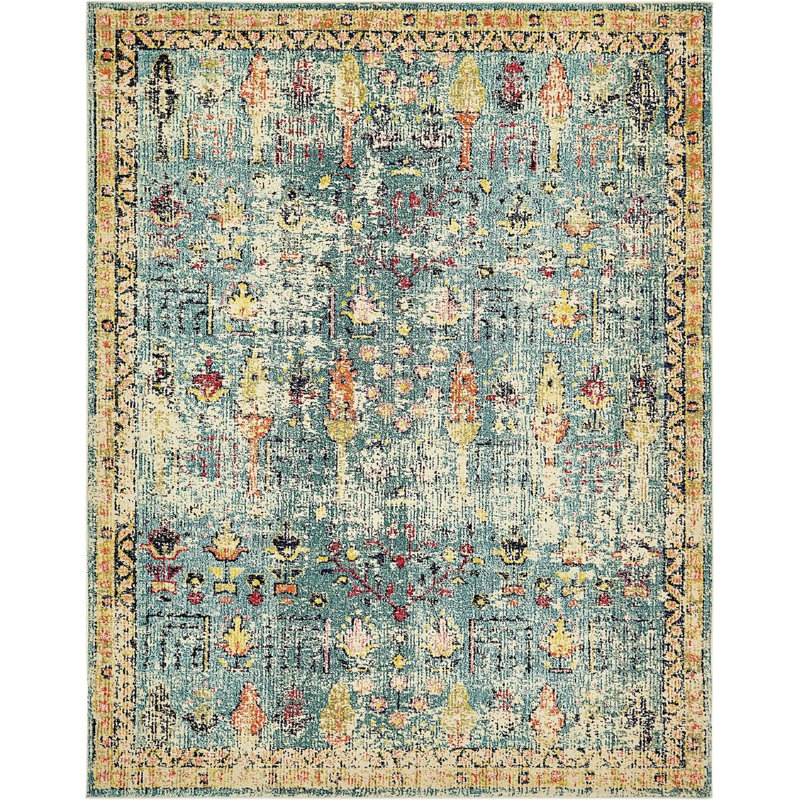 Ikat Indoor Rug, Rectangle 10'6" x 16'5"