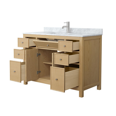 Pendry 48" Freestanding Single Bathroom Vanity with Marble Top