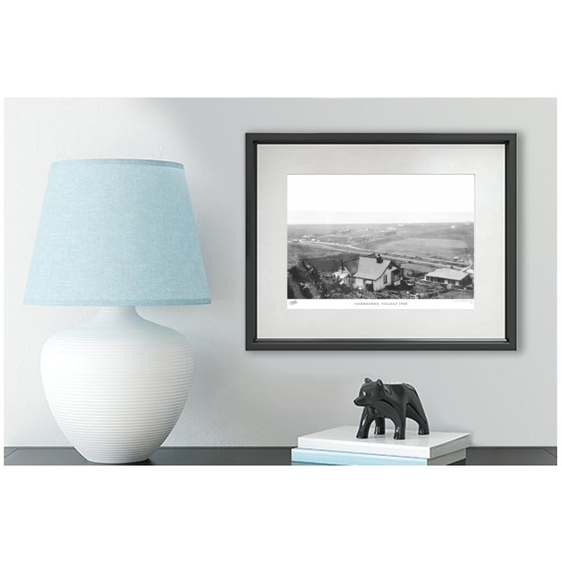 Fairbourne, Village 1908 - Single Picture Frame Print, 60cm H x 80cm W x 2.3cm D