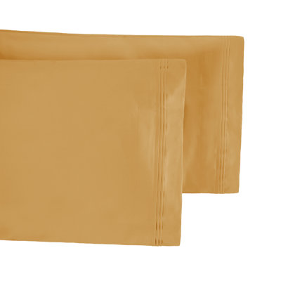 Aldin 650 Thread Count Certified Egyptian Cotton Solid Color Pillowcase Set
