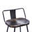 Stellan Swivel Stool with Metal Frame-181059114