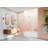 Illume 63 in. x 58.25 in. Fully Frameless Hinge Bathtub Door-115145425