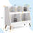 Allya Multi-Cubby Bookcase with Toy Storage-1373817145