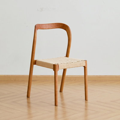 Chaise de salle à manger en cerisier massif
