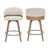 Beige Seat/Oak Frame  selected