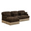 Canapé modulaire à 4 places avec repose-pieds Boneless-1709608480-1709608481