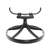 3 Aluminum Dining For Garden, 2 Swivel Chairs & 39.37" Table, Black Frame, , Comfortable Seating Option Round Table , Cast Aluminum, Black, Weather , Facility-360901033