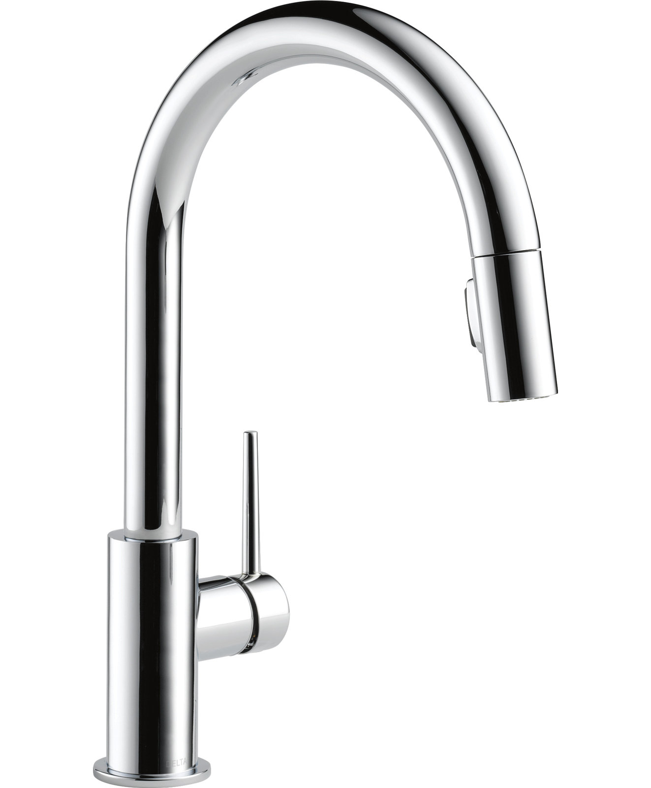 Trinsic Pull Down Sprayer Kitchen Sink Faucet, Single Handle Kitchen Faucet, Chrome