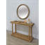 Miroir rond en rotin 31,9 po