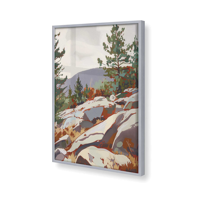 «Rocky Mountain View II», Chrome poli, H 15,25 po x l 12,25 po 