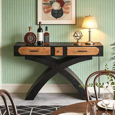 Console en placage de frêne Ashwood