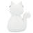Adalmiina Modern Stoneware and Porcelain Cat Figurine with Glasses-1446845639