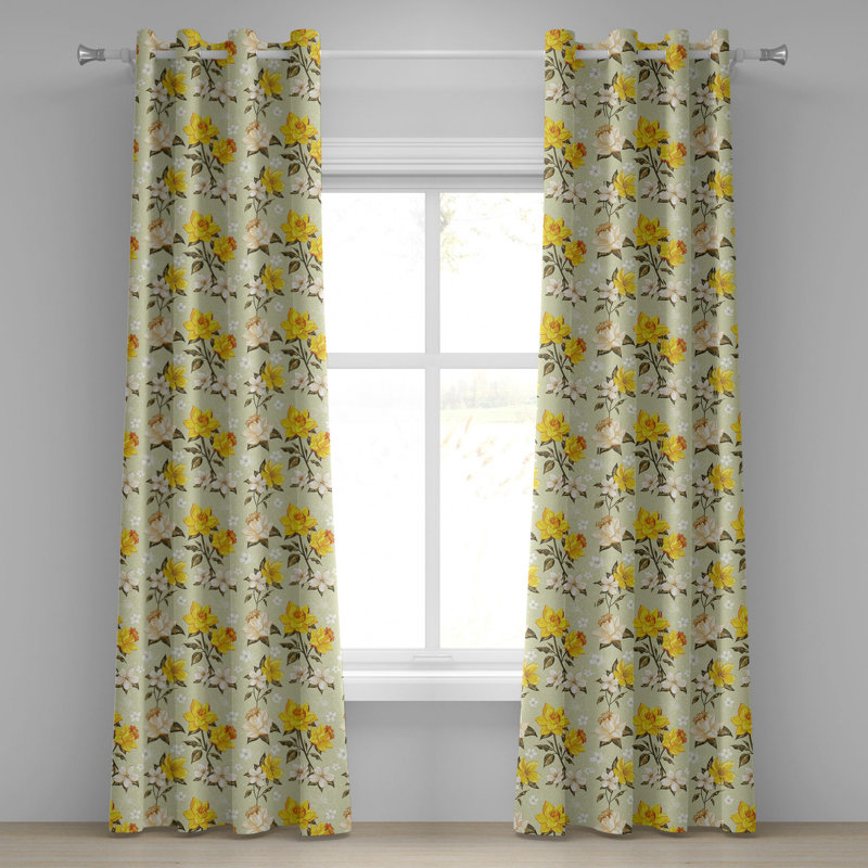 Sateen Blackout Curtain Pair, 50" W x 96" L