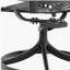 3-Piece All-Weather Cast Aluminum Dining Set, Include 2 Swivel Chairs and 35.43" Round Table With Black Frame