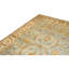 Hand Knotted Wool Oriental Area Rug in Light Blue And Ivory