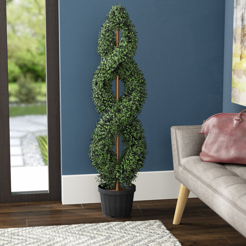 Topiaire en buis vert 4 pi Vickerman, H 48 po x l 9 po x P 13 po