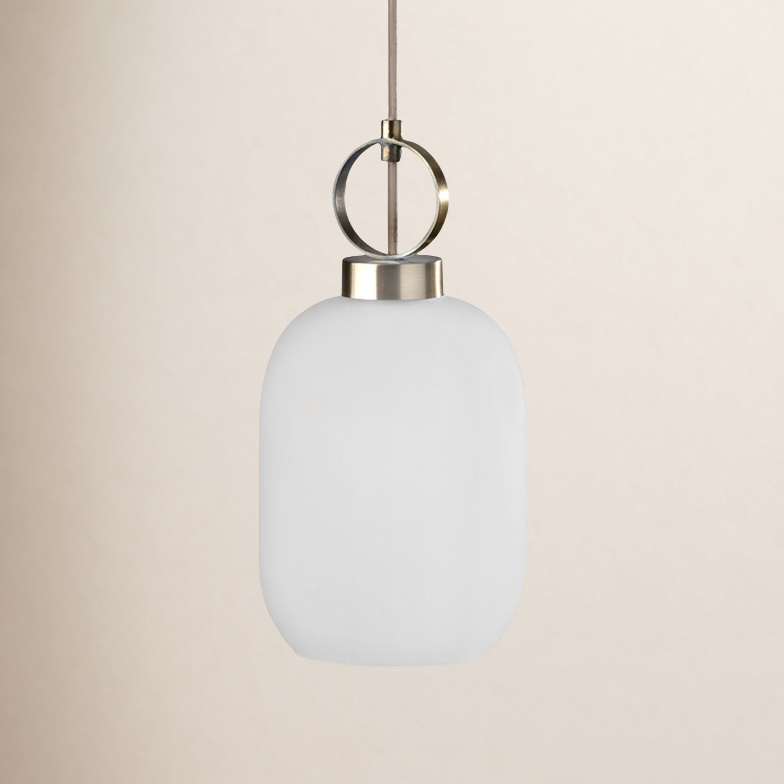 Single Light Metal Pendant