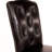 Palmyra Tufted Upholstered Dining Chair in Brown